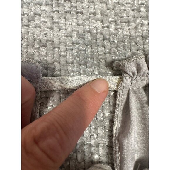 Drew Dress Womens Small Gray Silver Striped Maxi Boho‎ Tiered Cottagecore - Picture 15 of 16